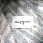 BLACKWEIRDOS Easy Pants, Size M, Animal Print, Zebra Print, Hem Straps, Made in Japan, 21AW-PA05