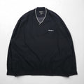 Eddie Bauer ピステ プルオーバー ナイロンジャケット XL ブラック ポリエステル 撥水 ワンポイントロゴ刺繍