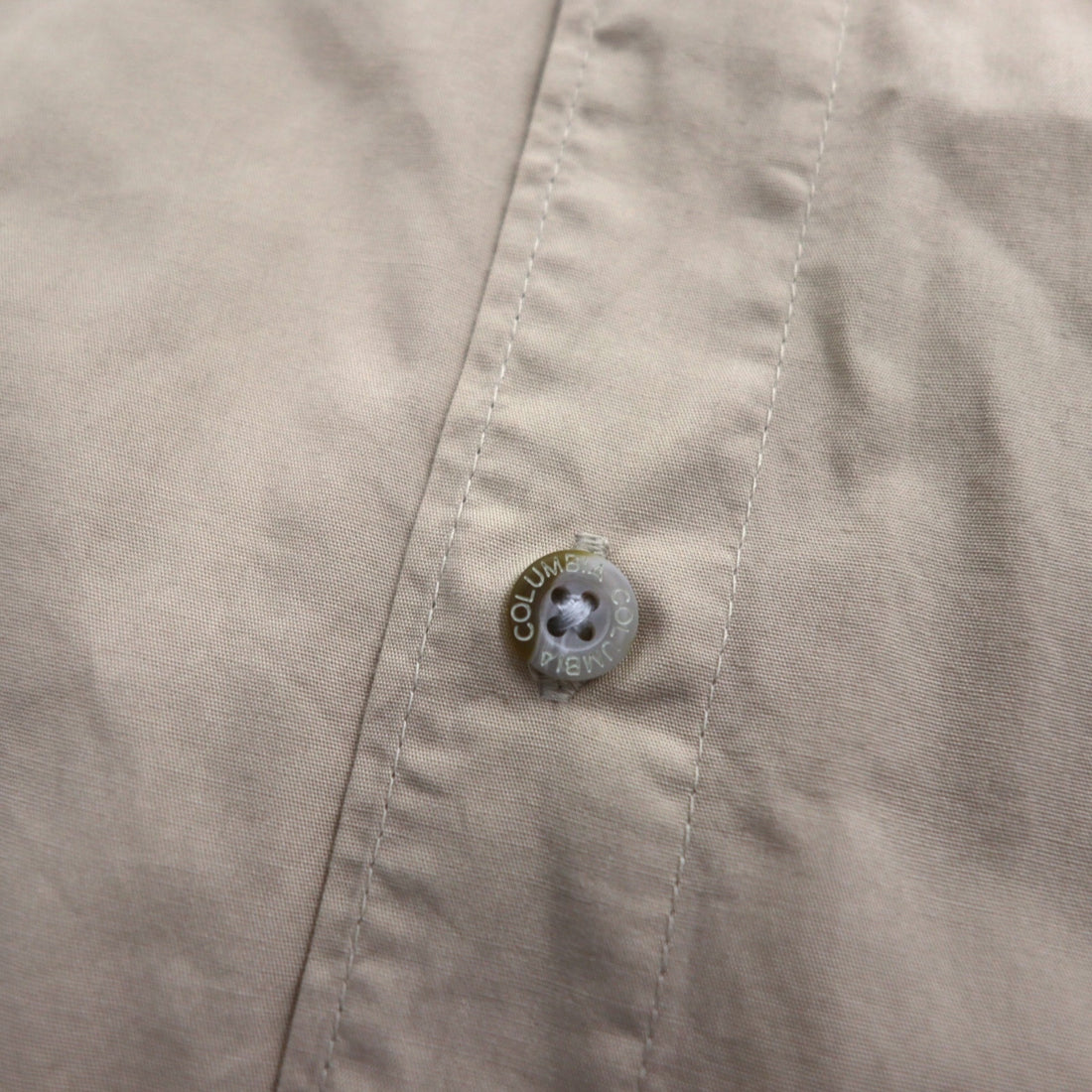 Columbia PFG バハマ 半袖 フィッシング シャツ XL ベージュ コットン FM7130