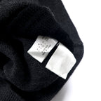 PARIS Retro Knit Cardigan M Gray Wool Made in Japan