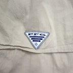 Columbia PFG バハマ 半袖 フィッシング シャツ XL ベージュ コットン FM7130