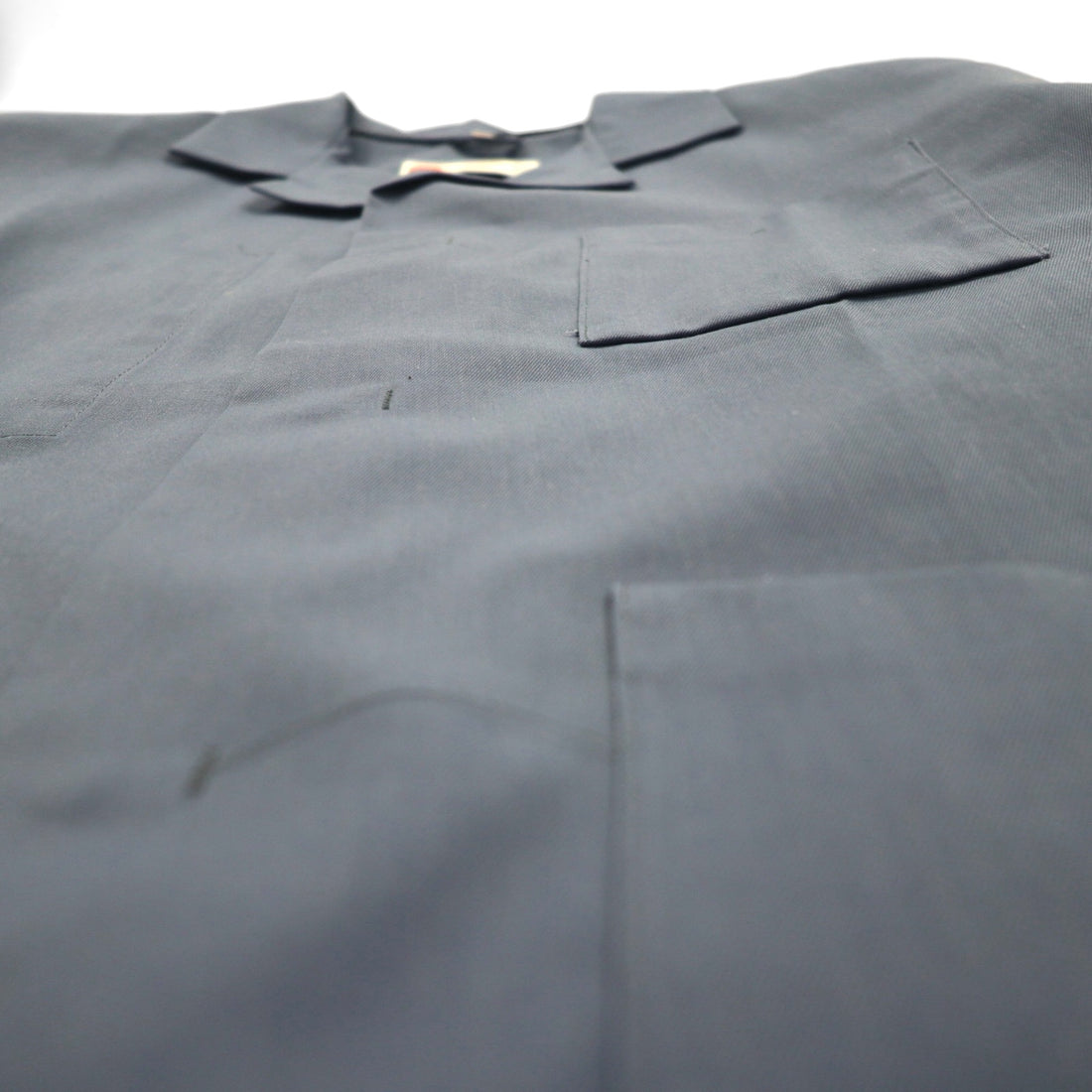 Vintage 80s France Work Jacket Adolphe Lafont 80年代 フランス製 フレンチワークジャケット カバーオール XL ブルー スナップボタン