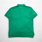 POLO RALPH LAUREN Polo shirt L Green Cotton Pique Small pony embroidery
