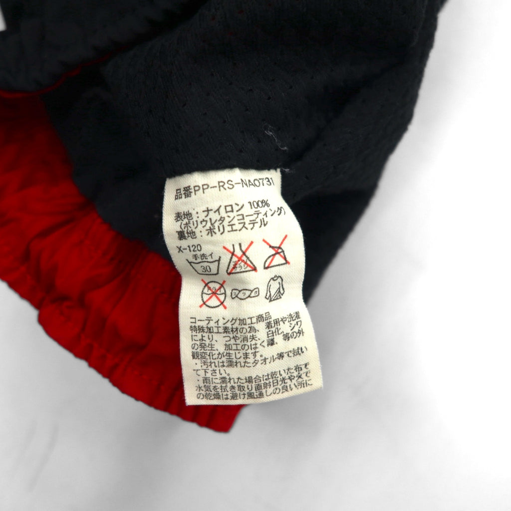 POLO SPORT ( RALPH LAUREN ) 90年代 ワイド ナイロン トラックパンツ ジャージ XL ブラック 裾ジップ スリット