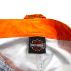 HARLEY DAVIDSON Amphibious All-Over Print Board Shorts Shorts XL Grey Nylon