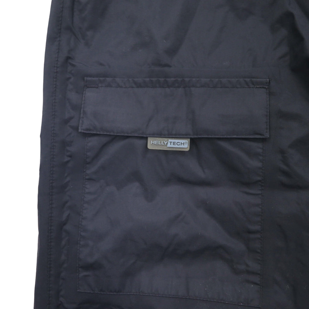 HELLY HANSEN Outdoor Rain Pants, Cargo L, Black, Waterproof, Zippered Hem, Slit, TECH WATERPLOOF NB 58482
