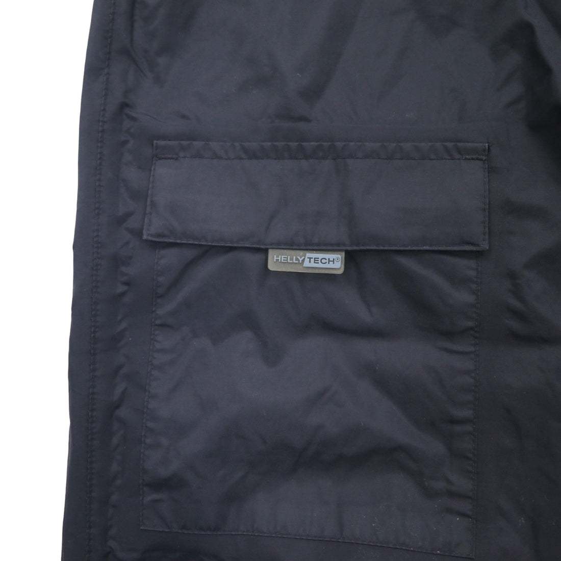 HELLY HANSEN Outdoor Rain Pants, Cargo L, Black, Waterproof, Zippered Hem, Slit, TECH WATERPLOOF NB 58482