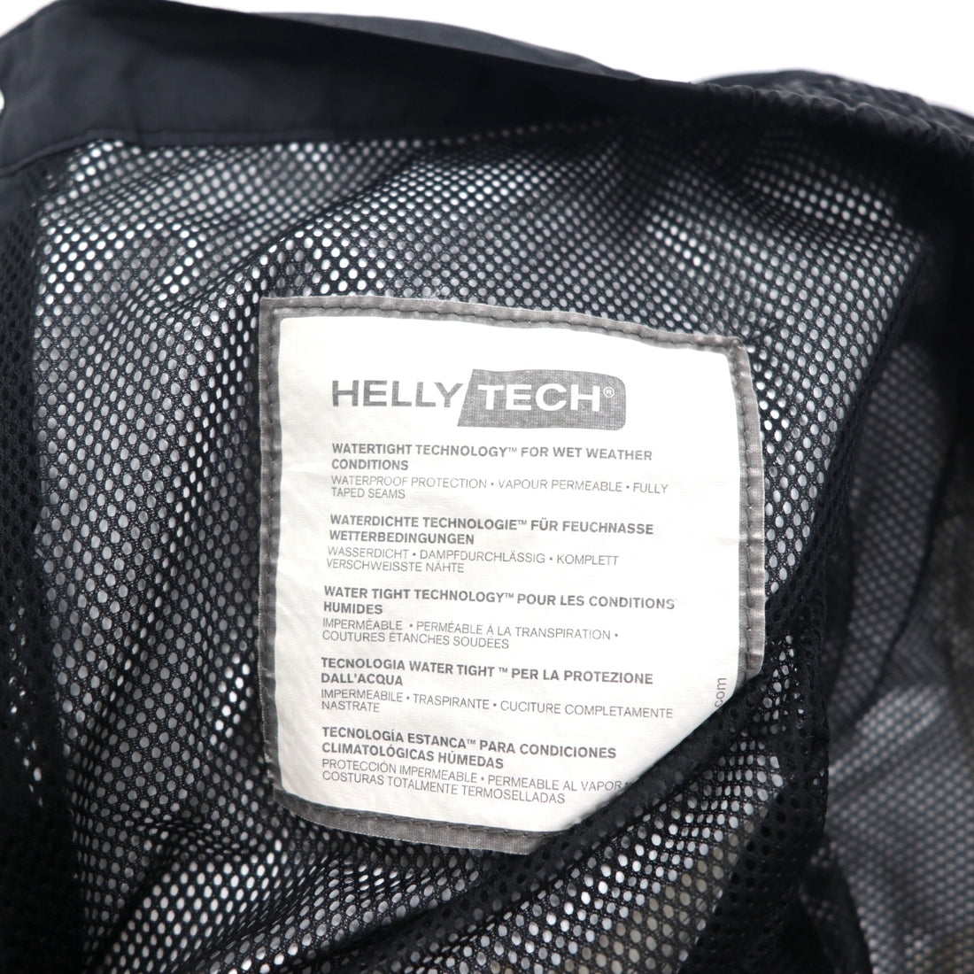 HELLY HANSEN Outdoor Rain Pants, Cargo L, Black, Waterproof, Zippered Hem, Slit, TECH WATERPLOOF NB 58482