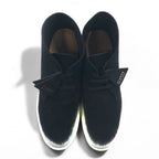 Clarks 70th Anniversary Model 221 Desert Boots Made in Portugal, 26.5cm, Black Suede Leather, Paint, Custom Design 22SP-I