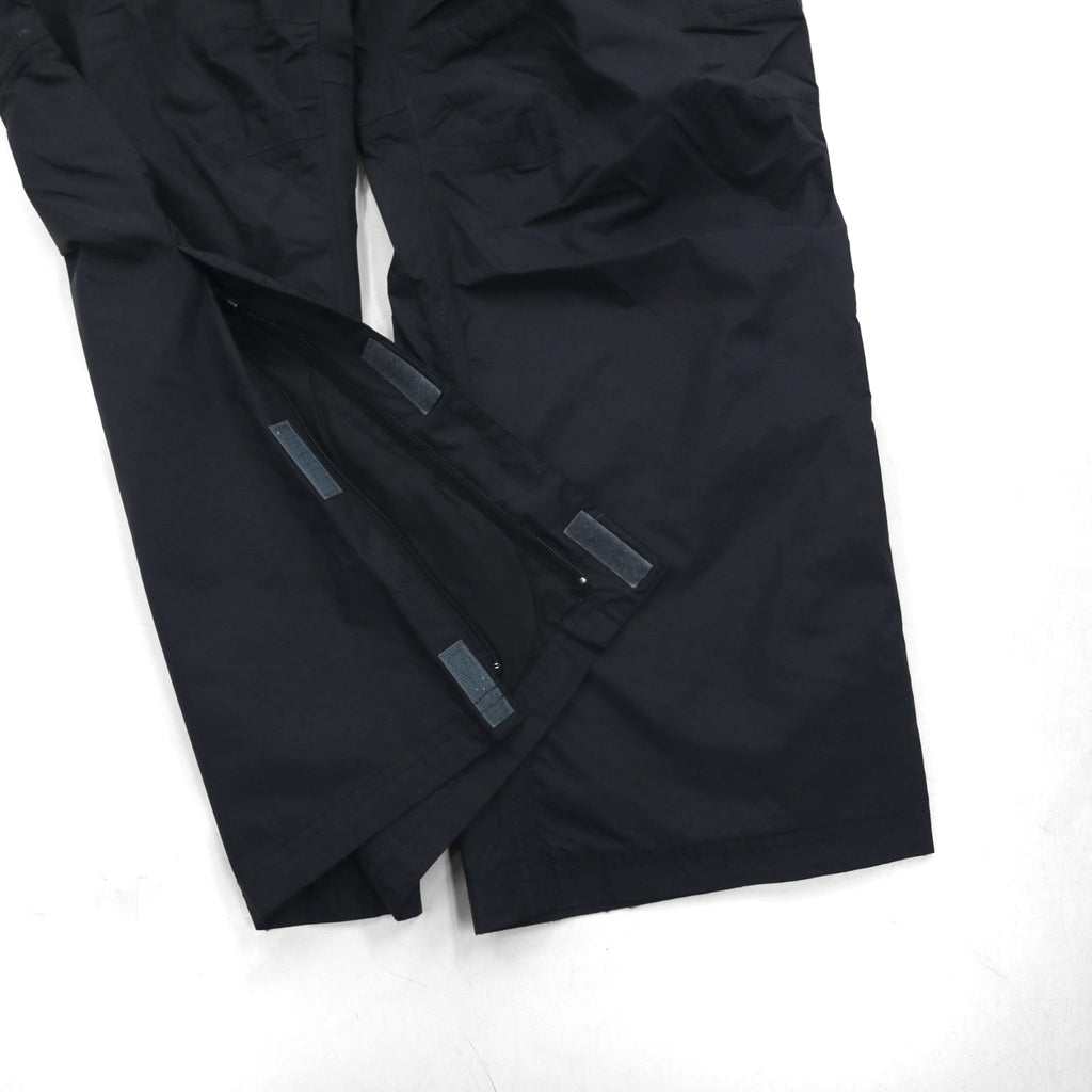 HELLY HANSEN Outdoor Rain Pants, Cargo L, Black, Waterproof, Zippered Hem, Slit, TECH WATERPLOOF NB 58482