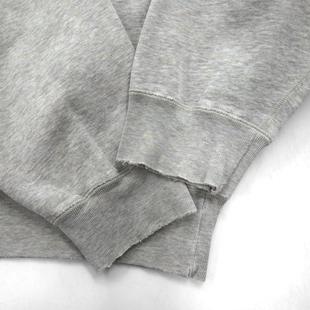 Polo by Ralph Lauren 90s Crew Neck Sweatshirt, XL, Gray Cotton with Small Pony Embroidery