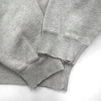 Polo by Ralph Lauren 90s Crew Neck Sweatshirt, XL, Gray Cotton with Small Pony Embroidery