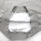 Polo by Ralph Lauren 90s Crew Neck Sweatshirt, XL, Gray Cotton with Small Pony Embroidery
