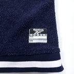 Reebok 90's Half Zip Boa Fleece Jacket S Navy Polyester Vector Logo Embroidery Big Size