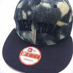NEW ERA タイダイ デニム ベースボールキャップ ONE スナップバック ブルー NEW YORK ニューヨーク