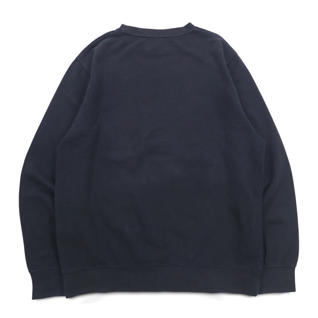 STUSSY USA Made World Tour Crew Neck Sweatshirt L Black Camo WT Camo Block Sweat
