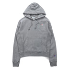 Champion Reverse Weave Pullover Hoodie L Gray Blue Single Tag Reprint Made in Honduras