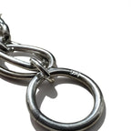 Vintage Silver Chain Bracelet トグル ダブルチェーン ブレスレット シルバー 925