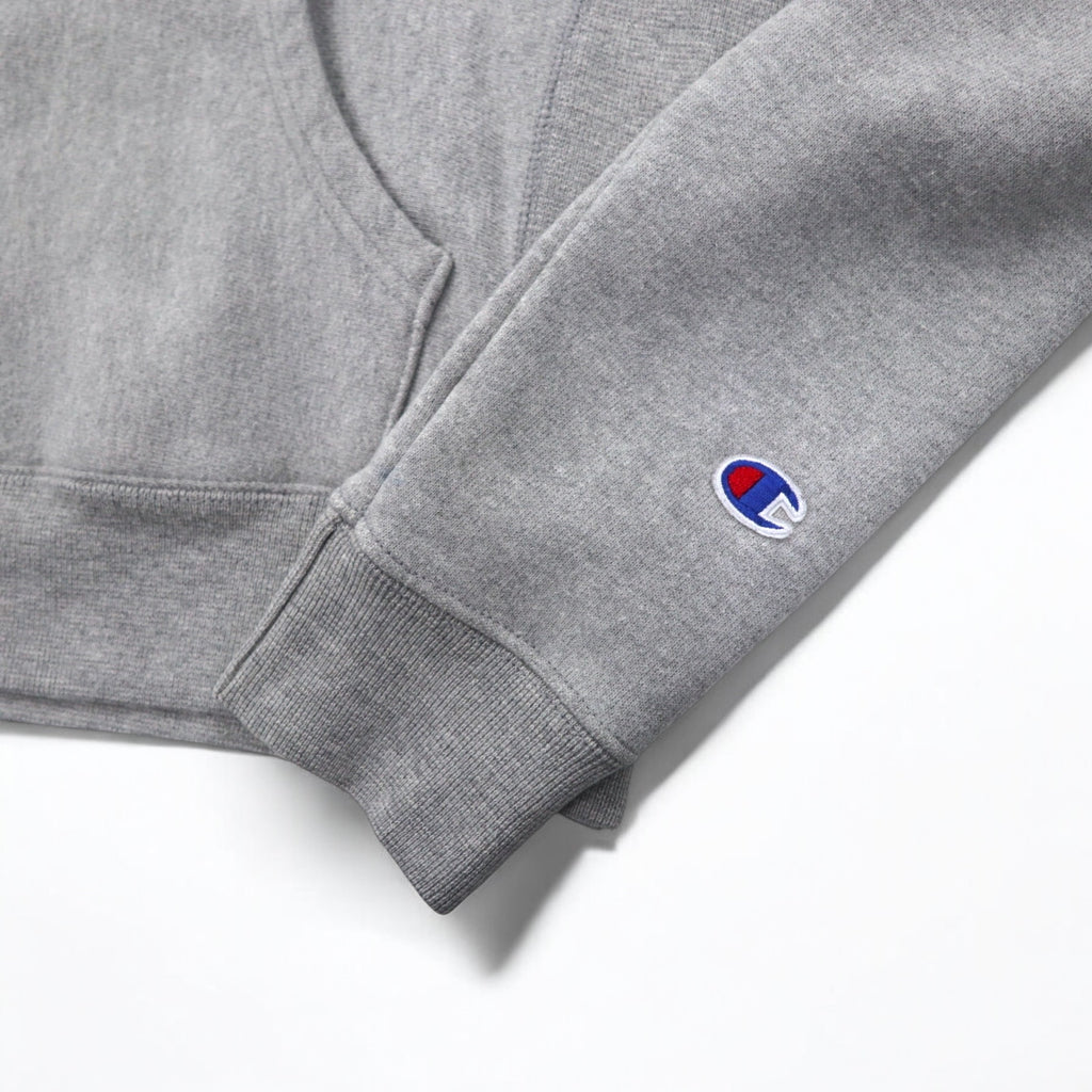 Champion Reverse Weave Pullover Hoodie L Gray Blue Single Tag Reprint Made in Honduras