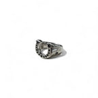 Rogues Horseshoe Ring, Size 21, 925 Silver, Star Design