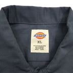 Dickies Short Sleeve Work Shirt, XL, Grey, Double Pocket, American Company, One Point Embroidery, GRAVELY