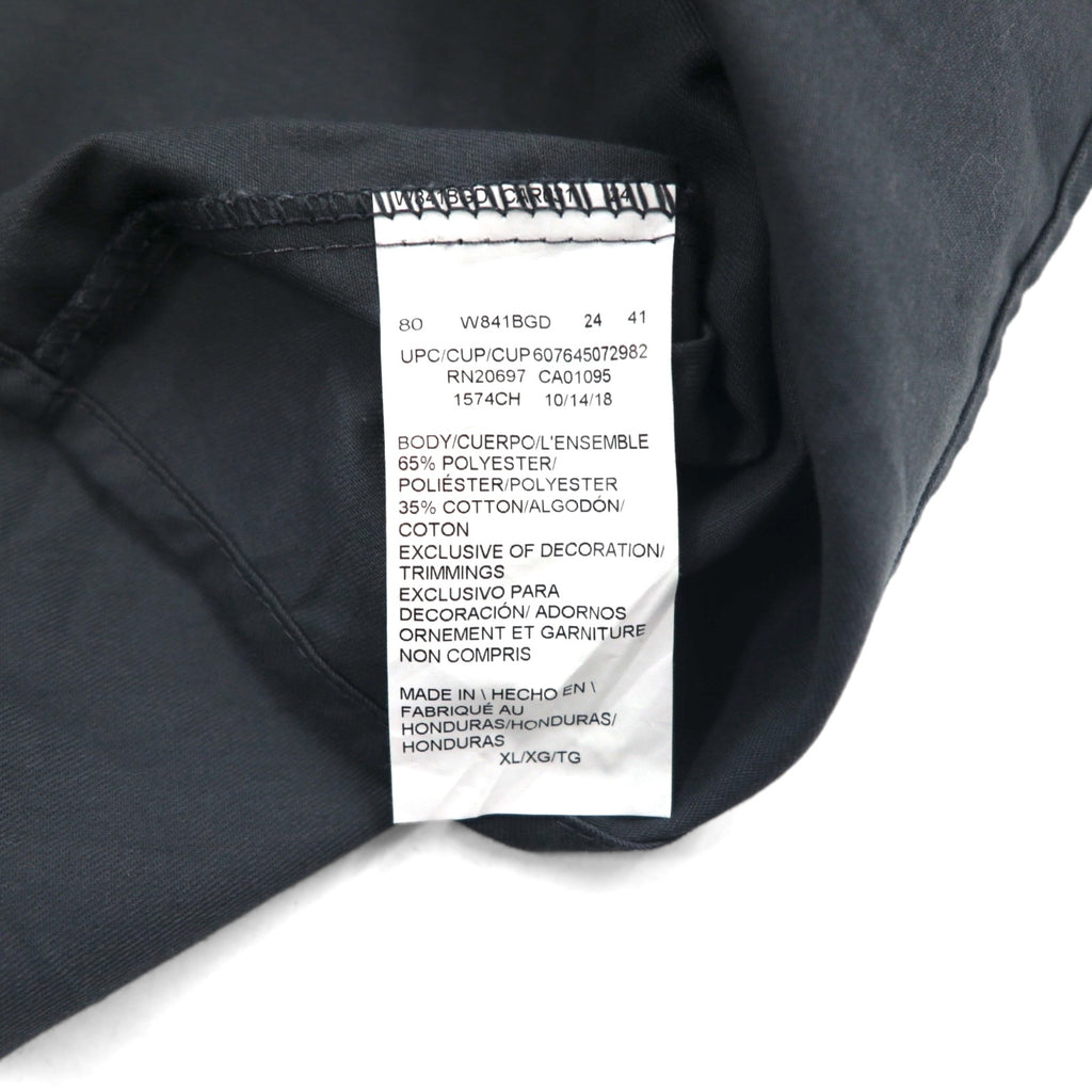 Dickies Short Sleeve Work Shirt, XL, Grey, Double Pocket, American Company, One Point Embroidery, GRAVELY