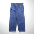 Wrangler Painter Denim Pants, XL, Indigo Blue, Oversized, Carpenter 94LS0VD, Mexico Game