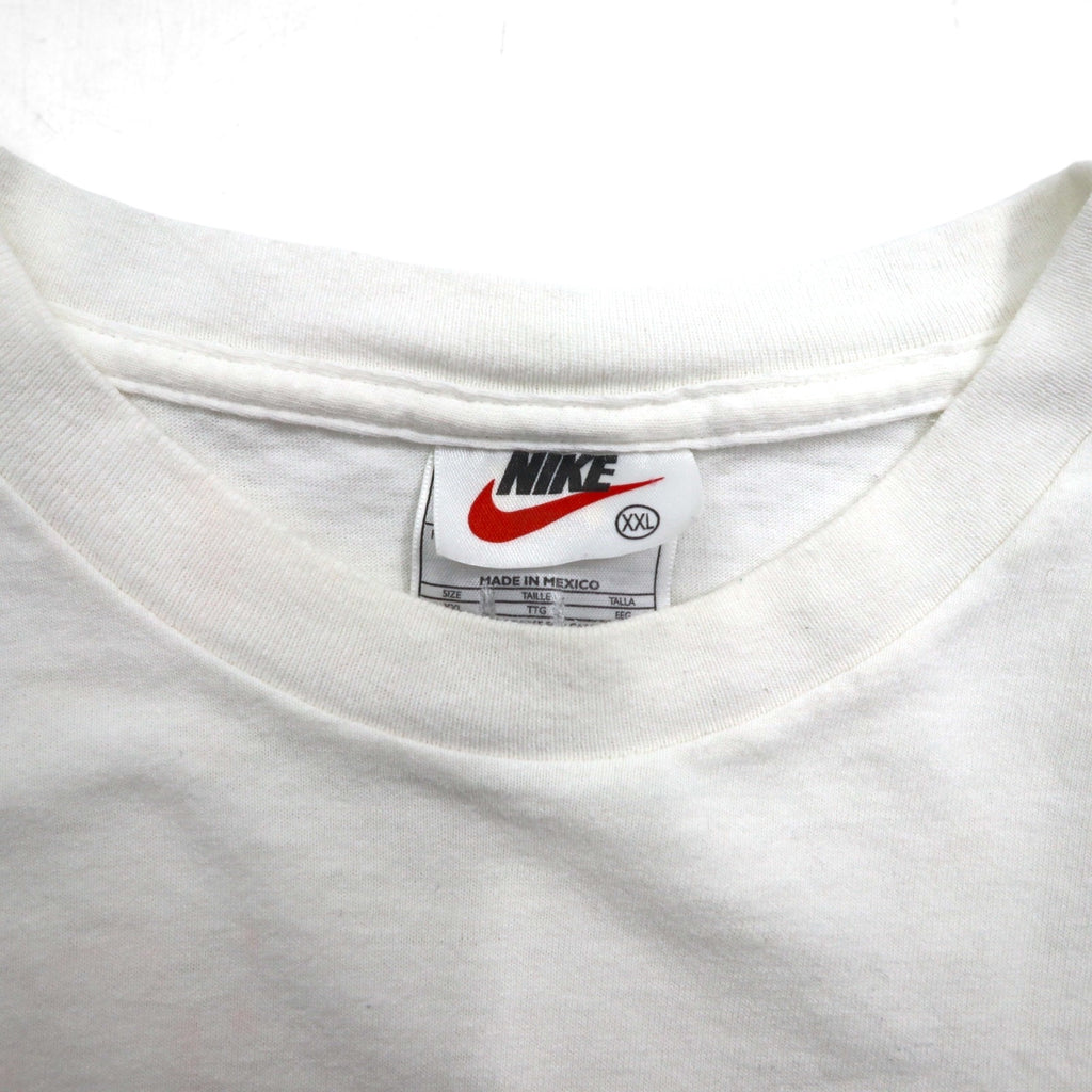 NIKE 90s Basketball Print T-Shirt 2XL White ARIZONA BASKETBALL Made in Mexico