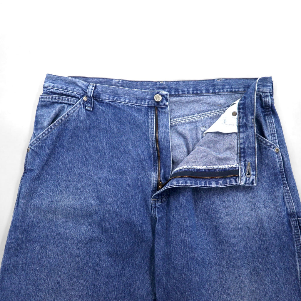 Wrangler Painter Denim Pants, XL, Indigo Blue, Oversized, Carpenter 94LS0VD, Mexico Game