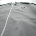 FRED PERRY 80年代 スタンドカラー トラックジャケット ジャージ S グレー フルジップ ハイネック