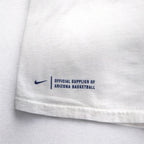 NIKE 90s Basketball Print T-Shirt 2XL White ARIZONA BASKETBALL Made in Mexico