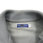 FRED PERRY 80年代 スタンドカラー トラックジャケット ジャージ S グレー フルジップ ハイネック