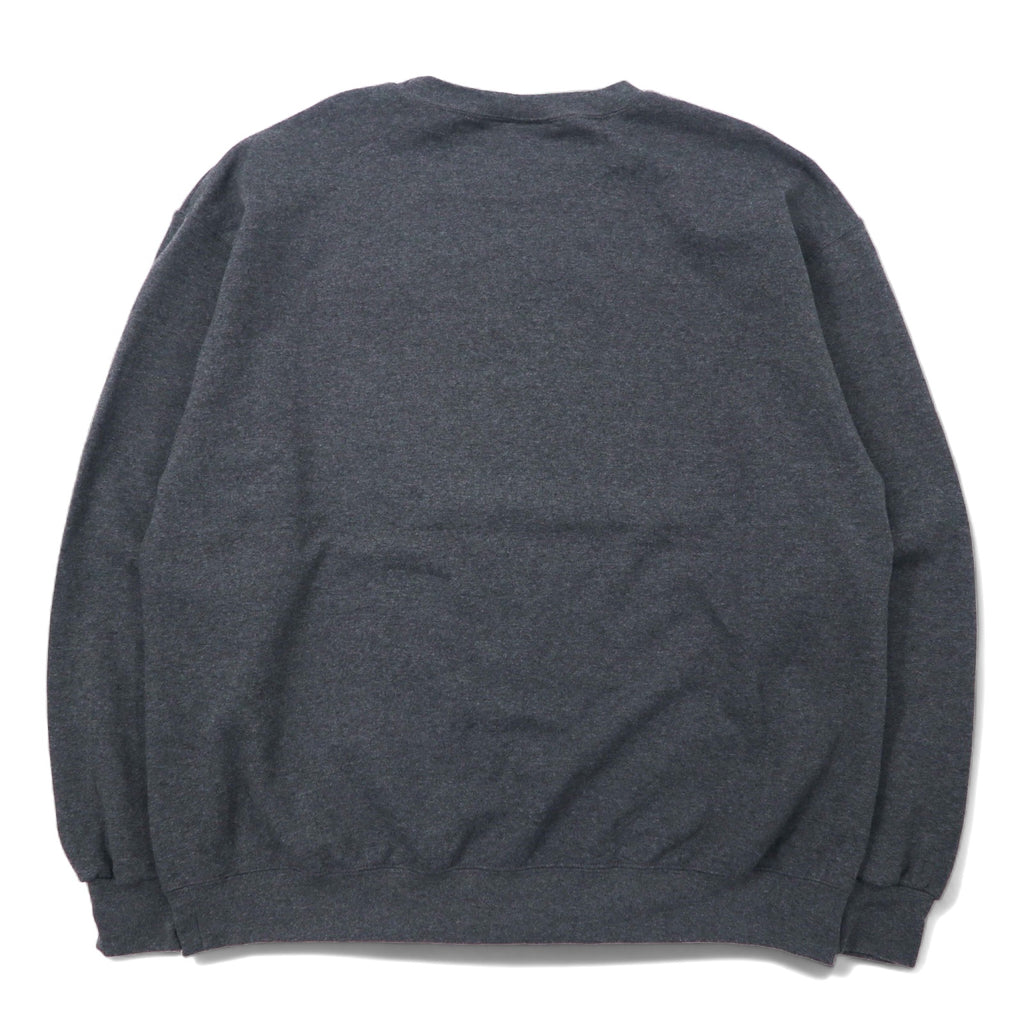Champion ECO カレッジ プリント スウェット XL グレー コットン 裏起毛 CARLOW UNIVERSITY アーチロゴ 3段 ホンジュラス製