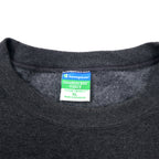 Champion ECO カレッジ プリント スウェット XL グレー コットン 裏起毛 CARLOW UNIVERSITY アーチロゴ 3段 ホンジュラス製