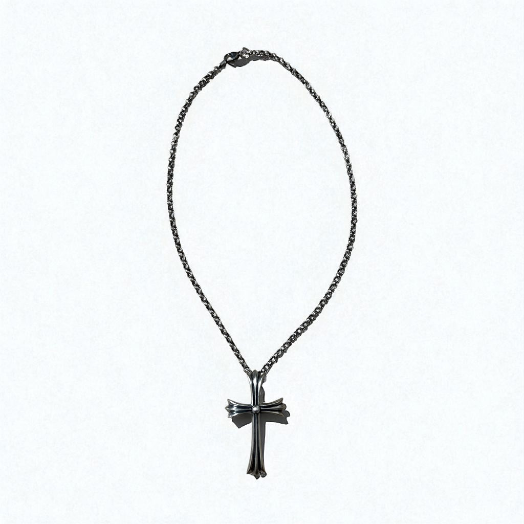 M'S COLLECTION クロス 十字架 ネックレス ペンダント シルバー STERLING
