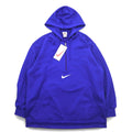NIKE 90年代 銀タグ ハーフジップ トラックパーカー ジャージ M ブルー センタースウォッシュ 両面ロゴ刺繍 日本製 未使用品