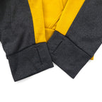 THE NORTH FACE Surgent Block Fullzip Jacket, Softshell, Size L, Yellow, Two-Tone, Thumbholes, International Standards NF0A2V4SUPS