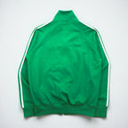 FRED PERRY 80s Stand Collar Track Jacket Jersey S Green Full Zip High Neck