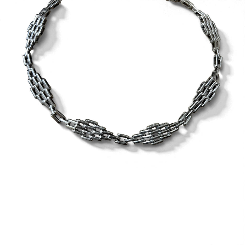 Vintage Mexican Jewelry モダニスト メキシカンジュエリー シルバー ネックレス チョーカー モダニズム