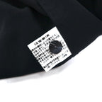 Vintage 90s Japan Made Retro Shirt punto 90年代 異素材切り替え デザイン ポリシャツ L ブラック 日本製