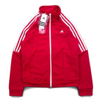 adidas スタンドカラー トラックジャケット ジャージ L ピンク ハイネック 3ストライプ M67314 未使用品