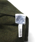 POLO RALPH LAUREN ハーフジップ スウェット ESTATE RIB トレーナー M カーキ スモールポニー 刺繍 未使用品