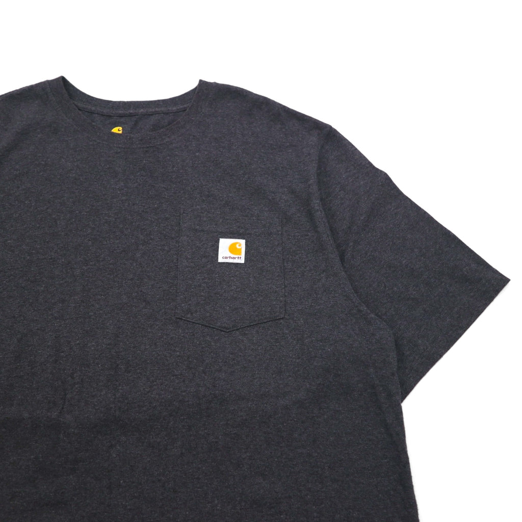 Carhartt Original Fit Pocket T-Shirt Pocket Tee XL Gray Cotton ORIGINAL FIT