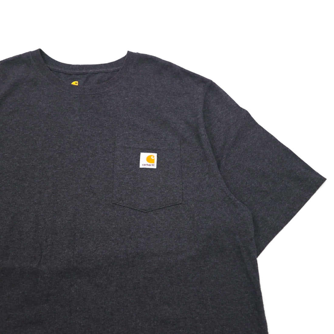 Carhartt Original Fit Pocket T-Shirt Pocket Tee XL Gray Cotton ORIGINAL FIT