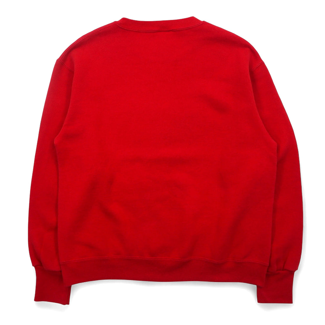Made in USA 90s DELTA Print Sweatshirt M Red Cotton FIFTY-FIFTY Fleece Lined Panama City Beach