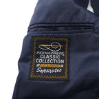 Sears 70年代 PERMA-PREST 紺ブレ 2B テーラードジャケット ブレザー XL ネイビー 金ボタン CLASSIS COLLECTION