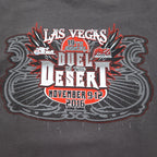 DELTA Long Sleeve T-Shirt, Long Sleeve, 3XL, Gray, Double Sided Print, Racing Car, DUEL IN THE DESERT