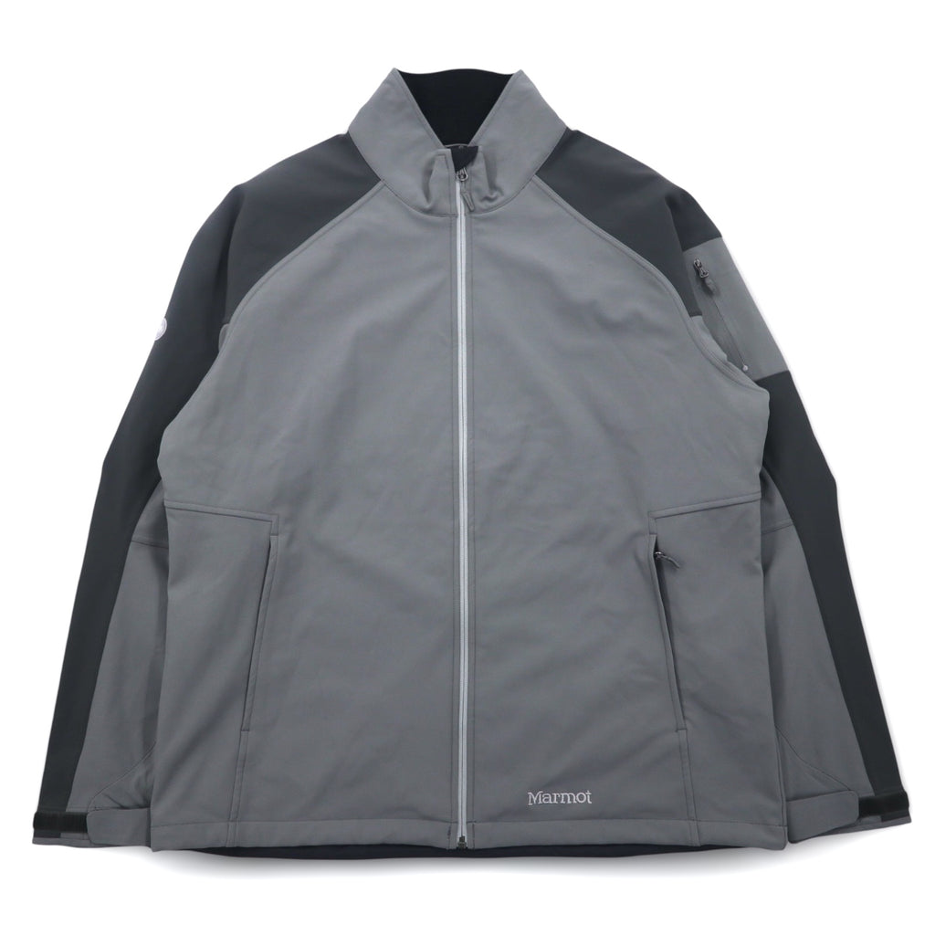 Marmot Softshell Jacket XXL Grey Fleece Liner Gravity Jacket E98160