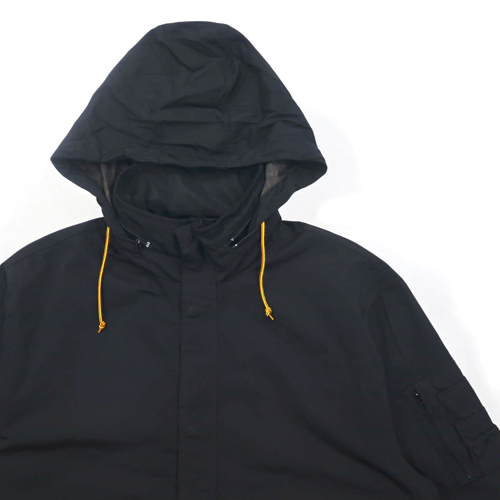 Levi's Retractable Hood Flight Jacket, XL, Black, Polyester