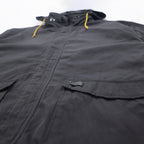 Levi's Retractable Hood Flight Jacket, XL, Black, Polyester
